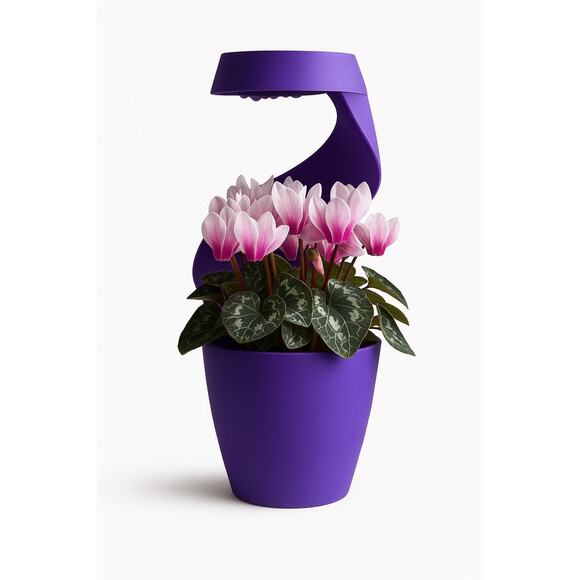 Eve,‎ Modern Self-Watering Desk Planter/Vase, Sculptural Drip Basin - Picture 5 of 8